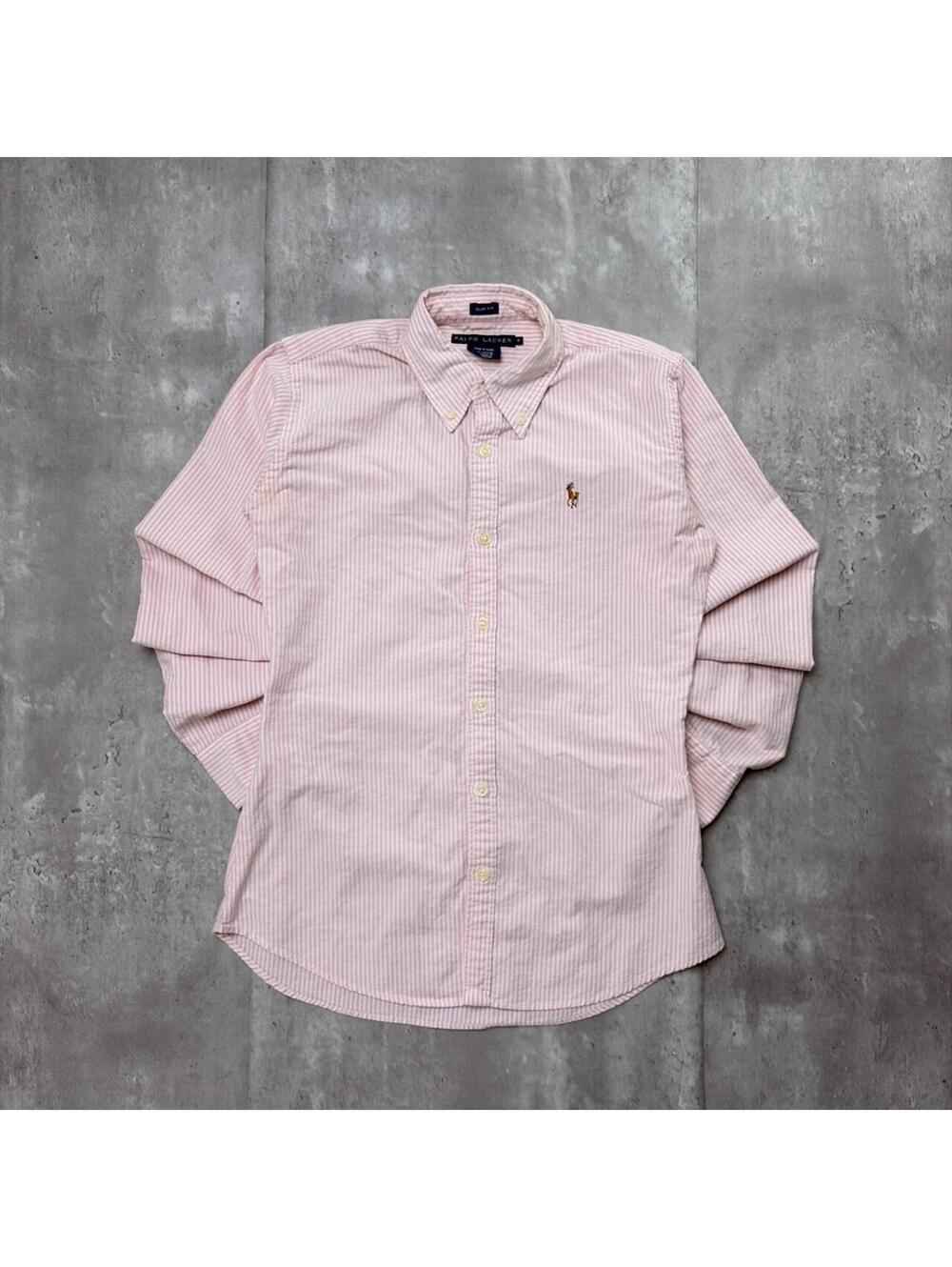 Y2K Polo Ralph Lauren Striped Long Sleeve Button Up Shirt
